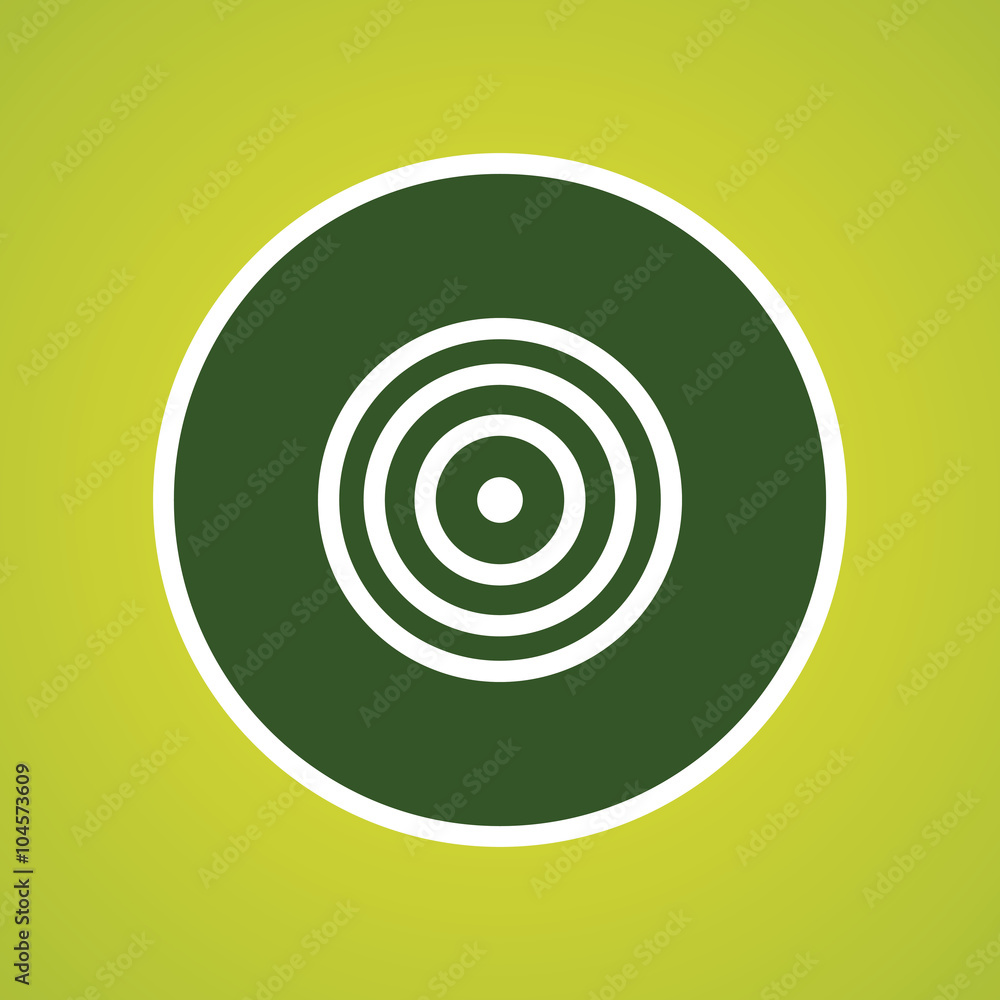 Target Or Bulls Eye Icon Target Or Bulls Eye Icon