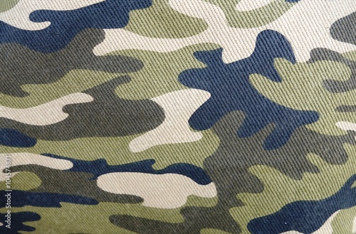 Camouflage fabric texture