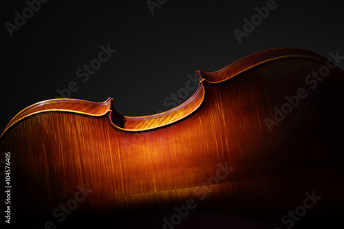 Cello back silhouette