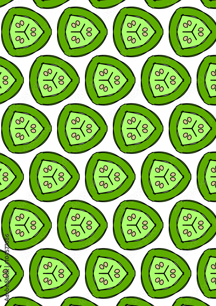 Illustration of repetitive pattern Illustration of repetitive pattern