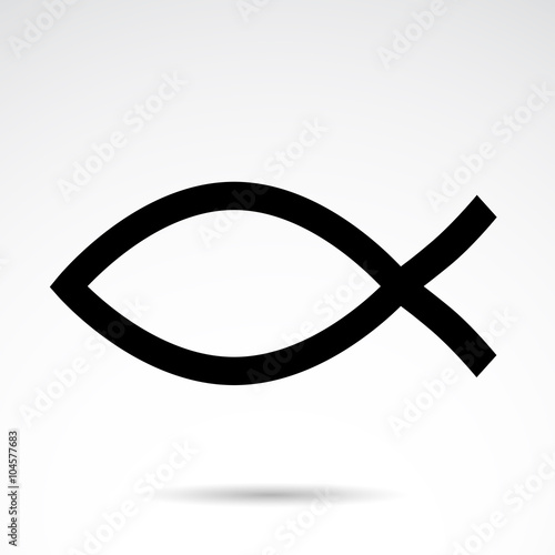 Christianity symbol - vector icon.