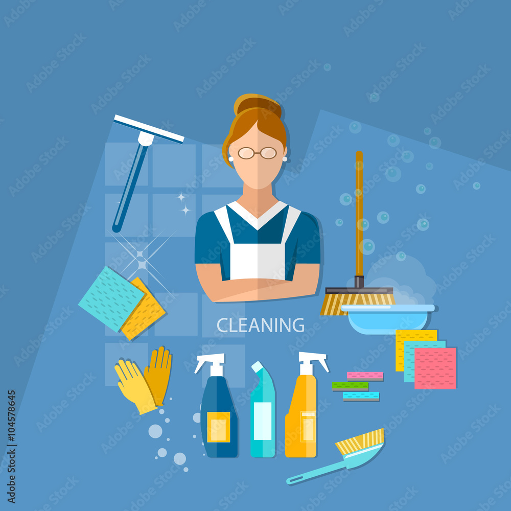 Cleaning service maid house 