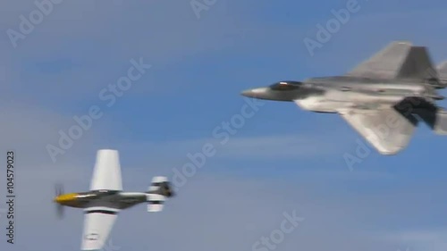 An fighter jet performs stunts at an airshow.