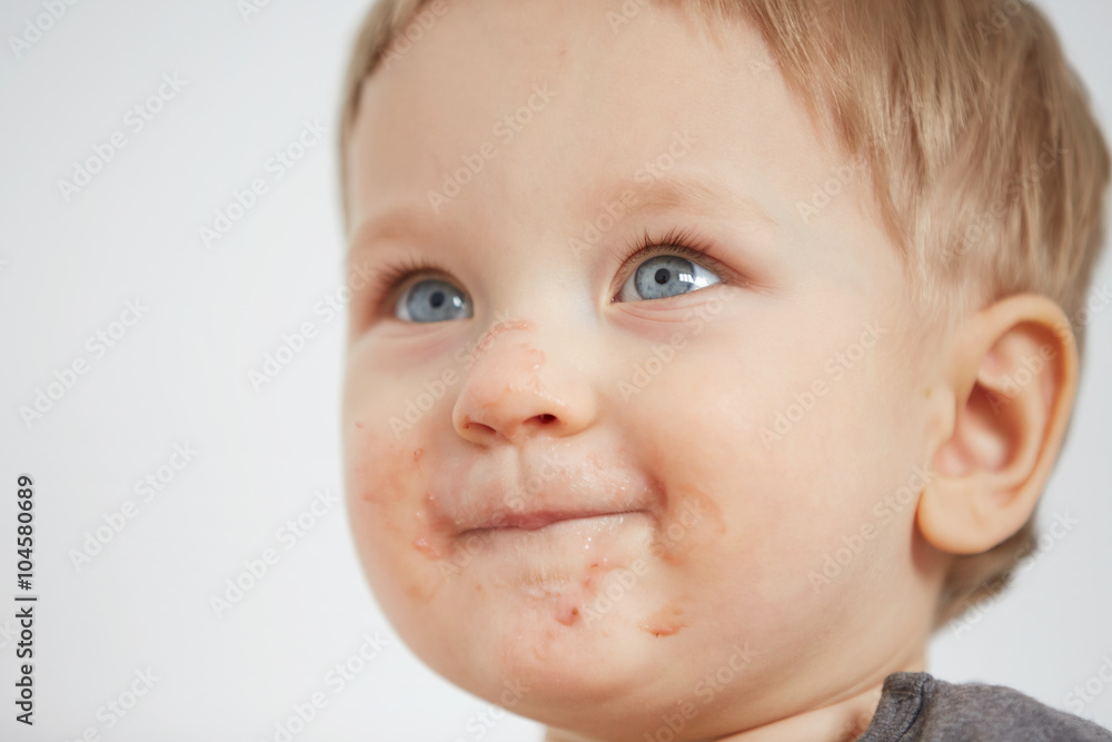 Child. Close up portrait of funny little boy. Trendy children of the world. Kids emotion Child. Close up portrait of funny little boy. Trendy children of the world. Kids emotion