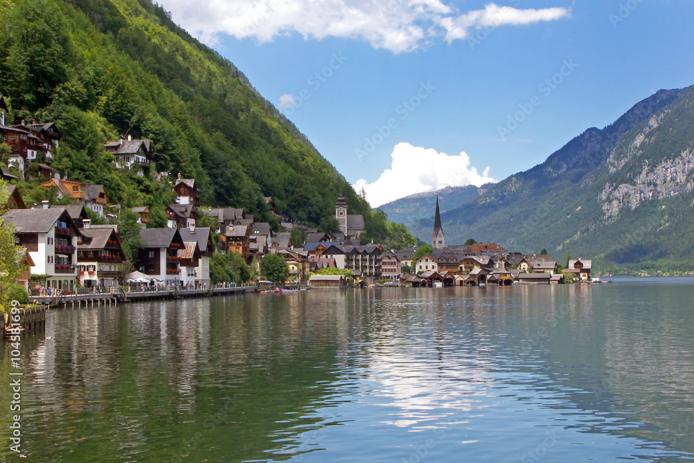 Austrian lakeside village of Hallstatt, a UNESCO World Heritage Site
