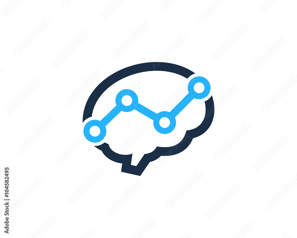 Brain Stats Logo Design Template Brain Stats Logo Design Template