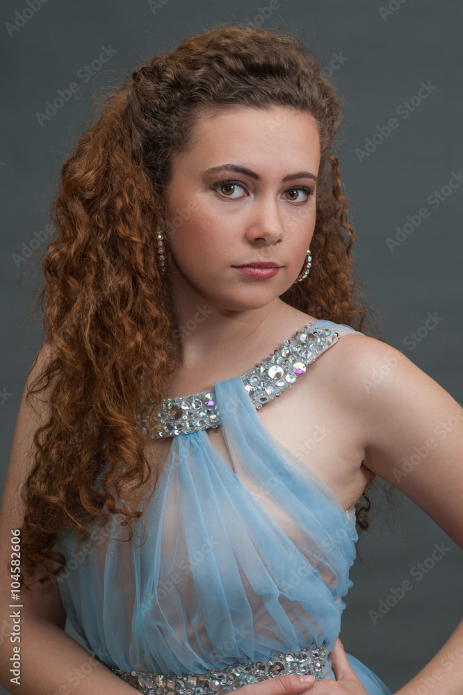 Half dress store girl