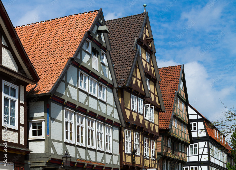 Town in Germany/ Celle/ half-timbered house