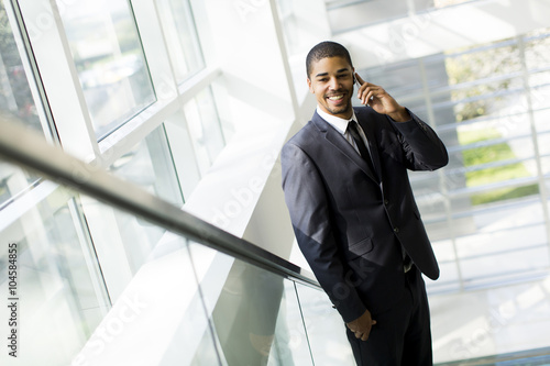 Handsome young black man wi...