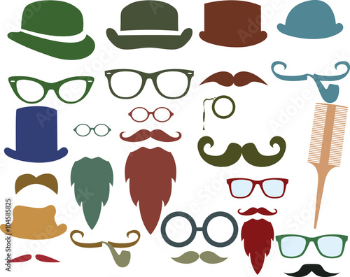 Vintage Props Mustache v2-fo217