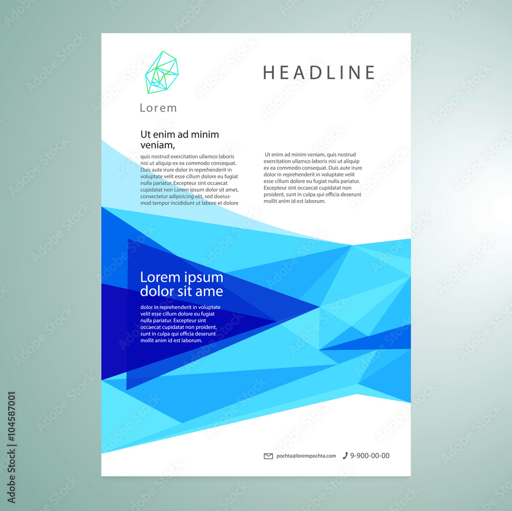 Vector geometric abstract background. Template flyer, poster,leaflet, banner. Vector geometric abstract background. Template flyer, poster,leaflet, banner.
