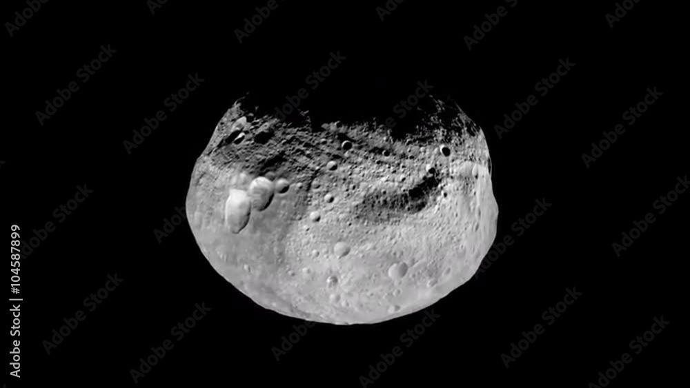 NASA animation of an asteroid spinning, with color enhancements. NASA animation of an asteroid spinning, with color enhancements.