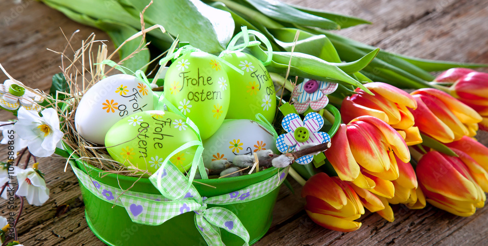 Naklejka premium Ostern Hintergrund