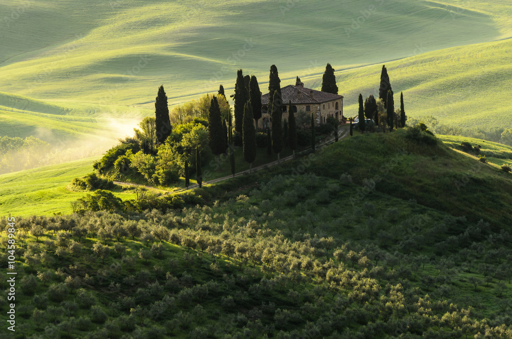 Tuscany - Belvedere house in the morning