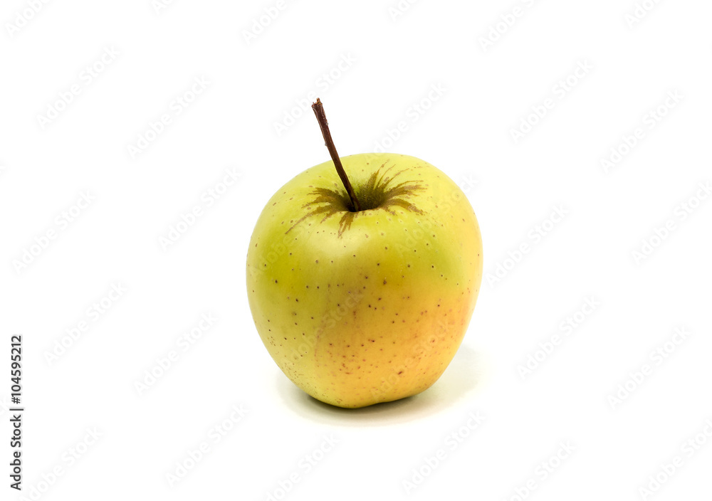Fresh apple isolated on white 