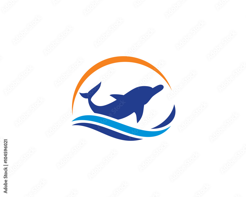 Jumping Dolphin,Sun and Wave Jumping Dolphin,Sun and Wave