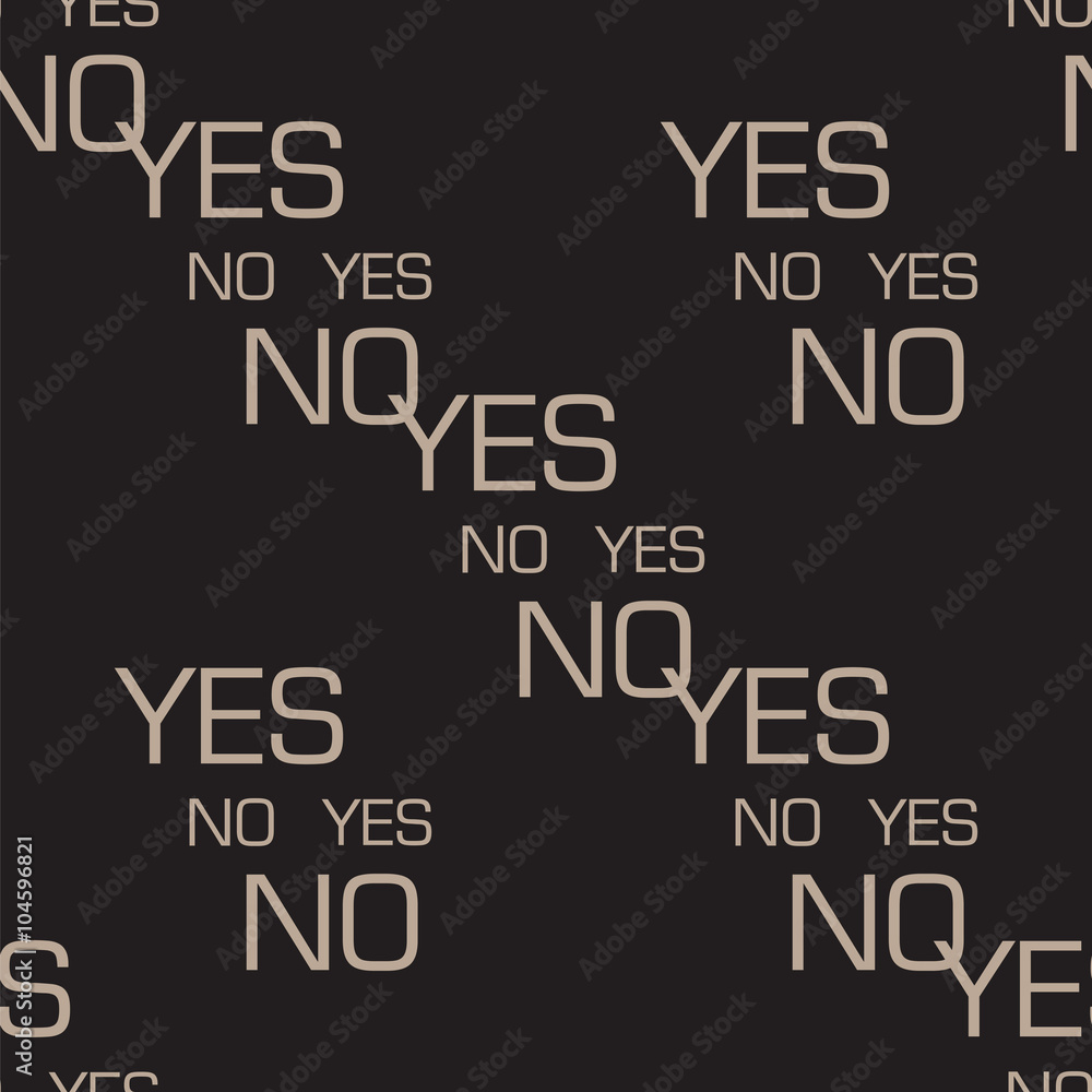 yes no seamless pattern yes no seamless pattern