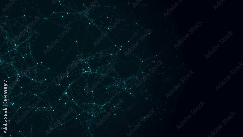 Technology or bio molecular structure with space for text. 4K Looped animation. Presentation background. Technology or bio molecular structure with space for text. 4K Looped animation. Presentation background.