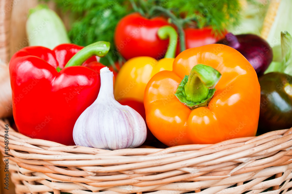 Fresh vegetables, close up Fresh vegetables, close up