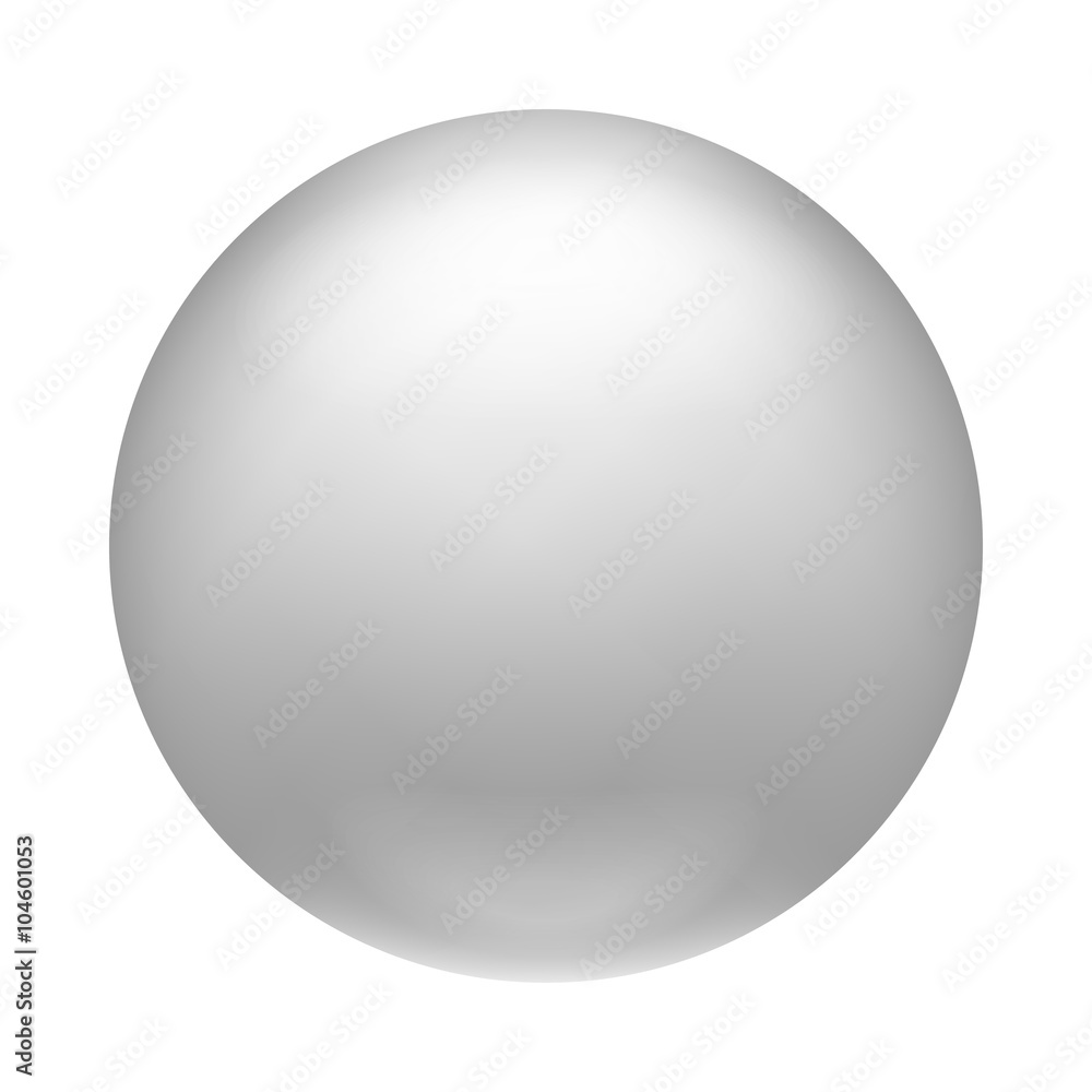 Glossy grey badge, magnet icon, realistic style Glossy grey badge, magnet icon, realistic style