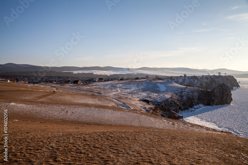 Khuzhir settlement on Olkhon island