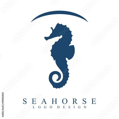Sea Horses are Protected Logo Vector