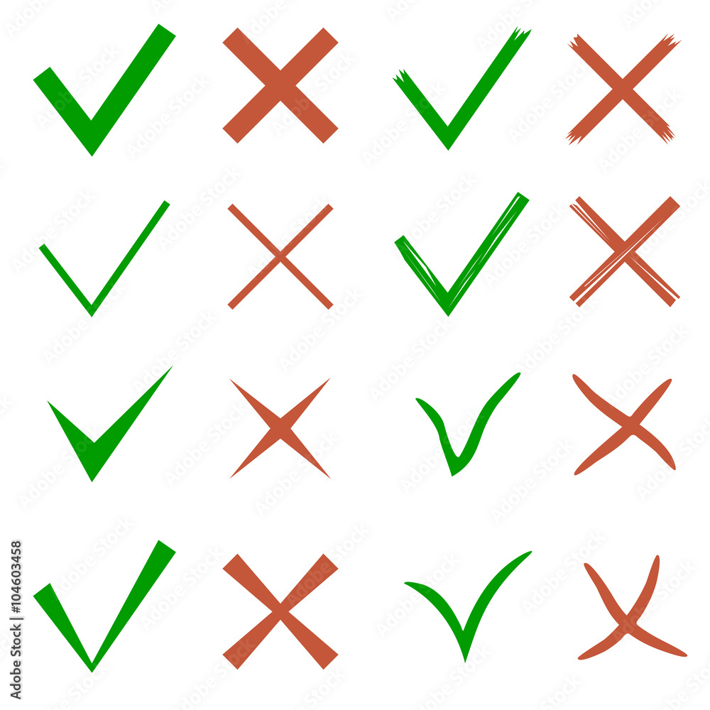 Check mark set Check mark set