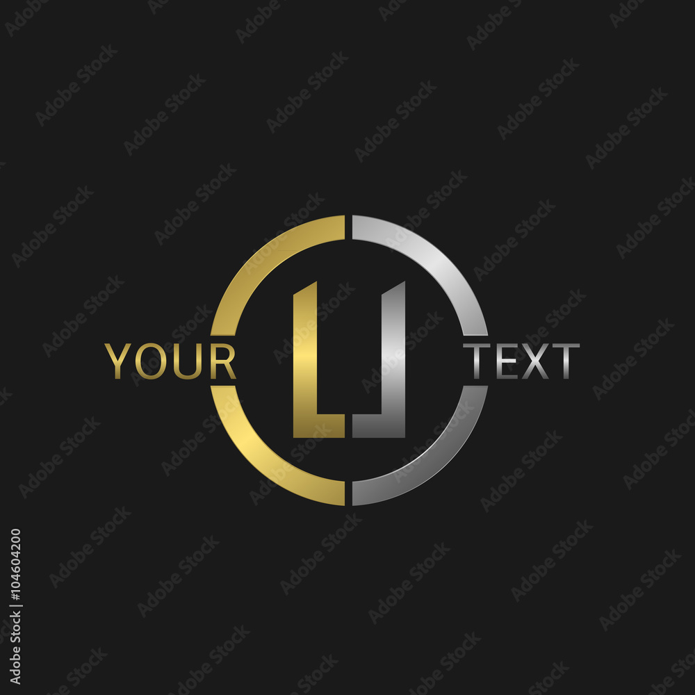 Fototapeta premium Letter U logo