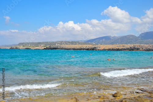 The shores of the Aegean Sea.