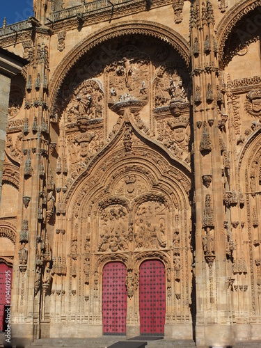 Salamanca Cathedral Southern Doors Detail photo