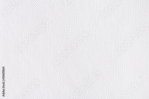 Fototapeta White canvas texture close-up.
