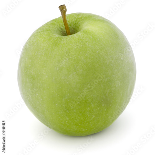 green apple isolated on white background cutout