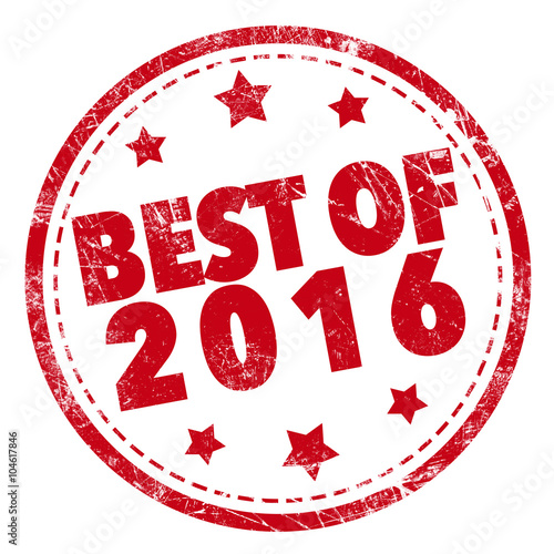 BEST OF 2016 word red stamp...