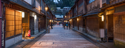 Fotografia Higashiyama Higashi Chaya District in Kanazawa Japan
