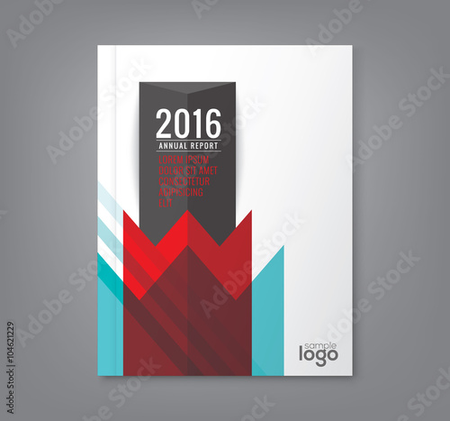 Abstract round circle shapes background for business annual report book cover