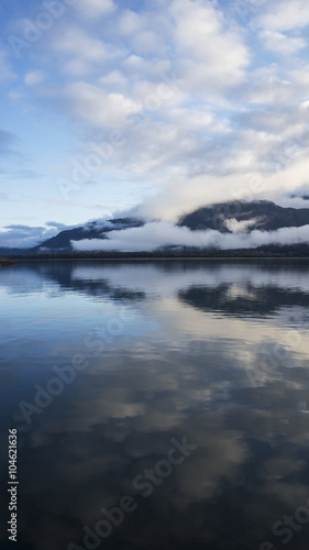 Still water with cloud reflections © mscornelius