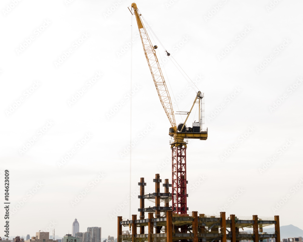 Construction of big building