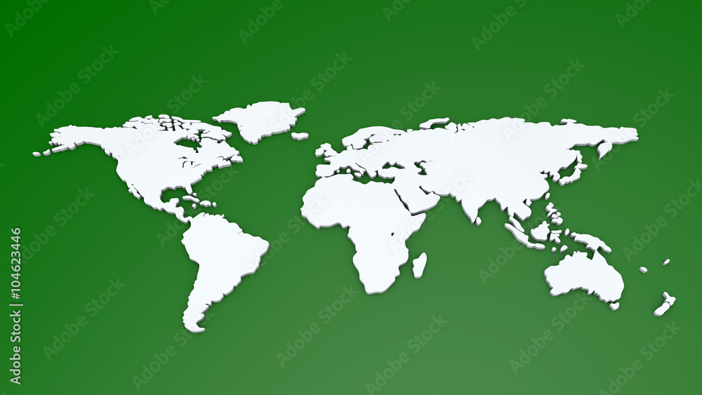 Detail world map Detail world map
