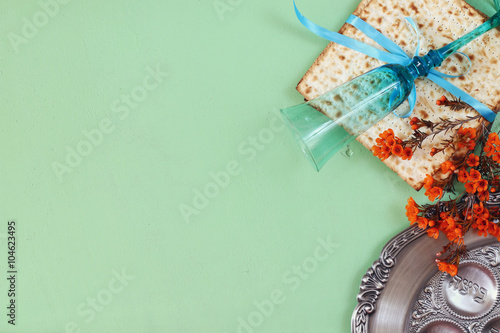 Pesah celebration concept (jewish Passover holiday)
