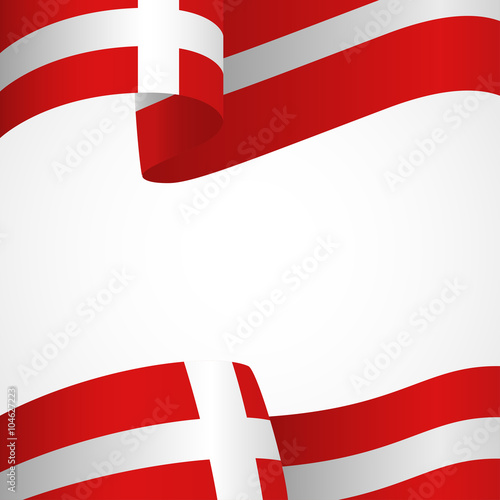 Decoration of Denmark insignia on white