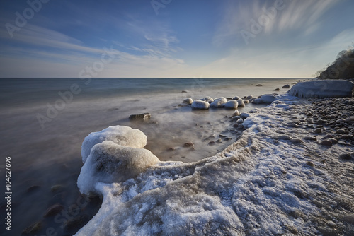 Winter on the Baltic sea, EU