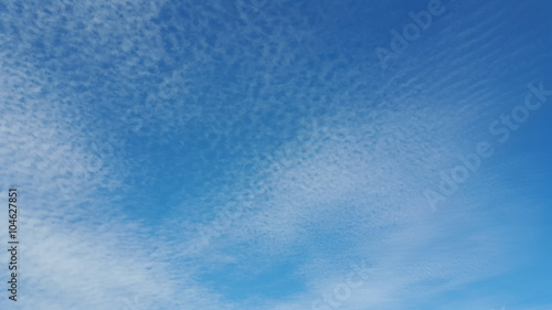 White cloudy and blue background © tonguy324