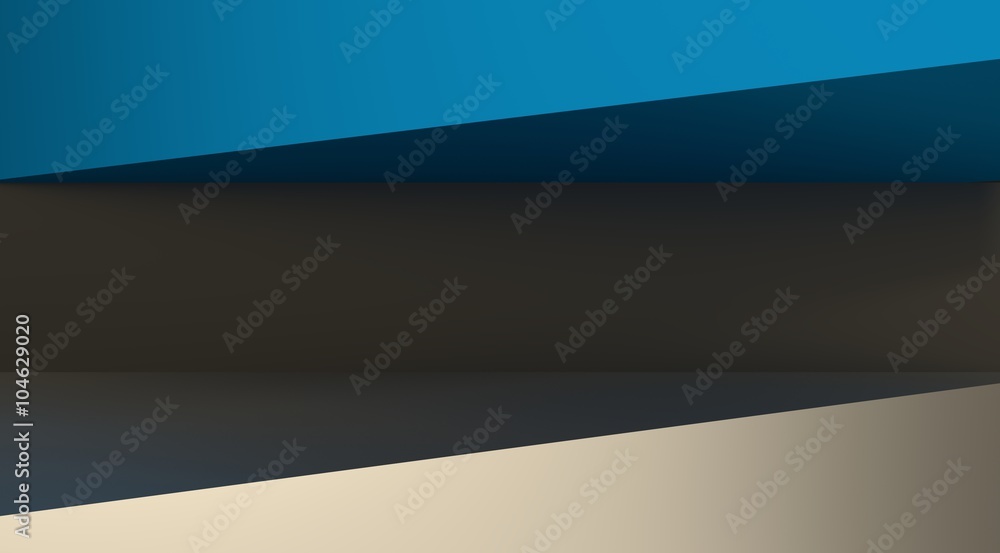 Fototapeta premium Estonia flag design concept. 3d shapes. Image relative to travel and politic themes