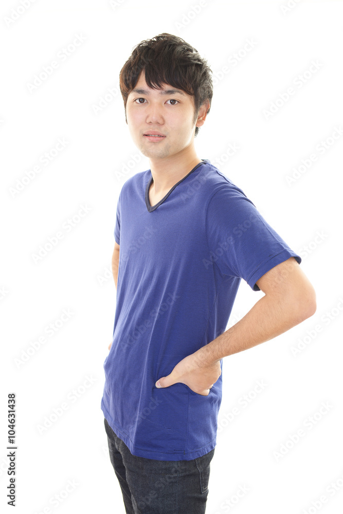 寛ぐ男性 寛ぐ男性
