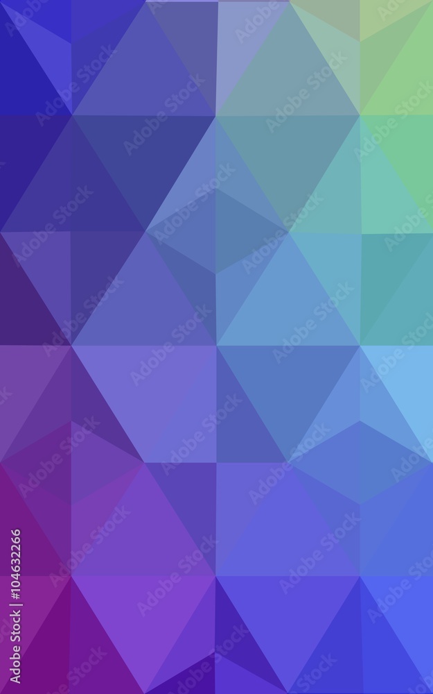 Obraz premium Multicolor polygonal design pattern, which consist of triangles and gradient in origami style.