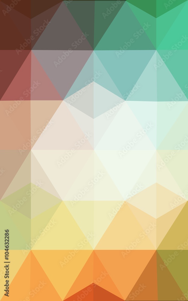 Obraz premium Multicolor polygonal design pattern, which consist of triangles and gradient in origami style.