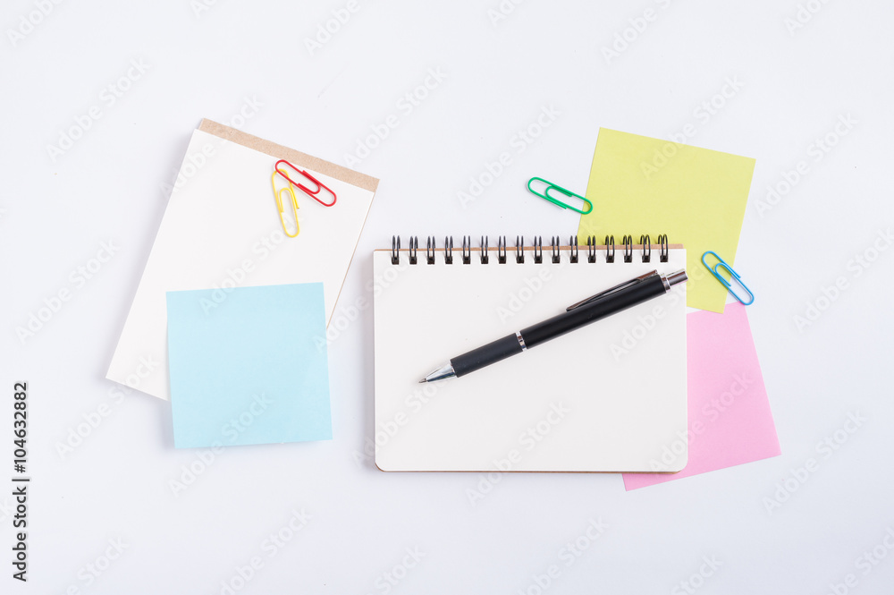 Notepad and sticky paper Notepad and sticky paper