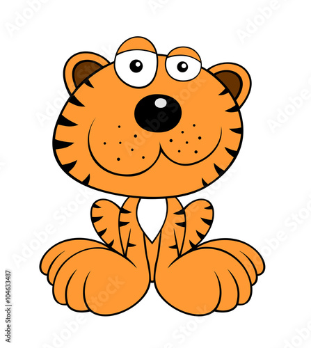 Fototapeta Naklejka Na Ścianę i Meble -  Tiger