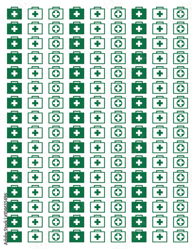 Surgeon Green medical box first aid kit minimalistic planner printables stickers,minimalistic planner,simplified planner