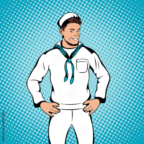 Sailor concept, comics style